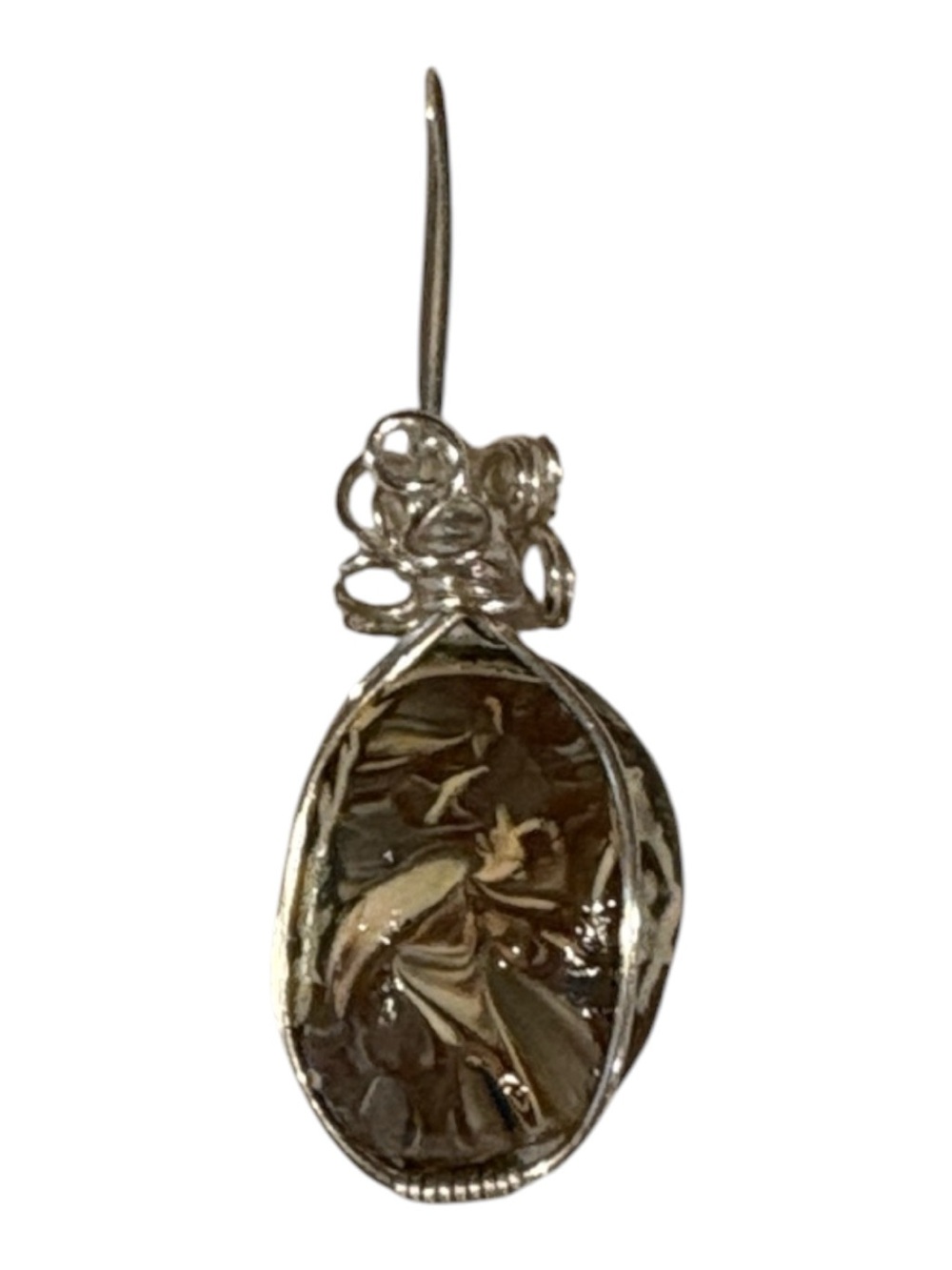 Hand-painted pendant